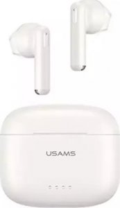 Słuchawki Usams USAMS Słuchawki Bluetooth 5.3 TWS US Series Dual mic bezprzewodowe białe/white BHUUS02 1