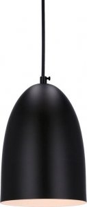 Lampa wisząca Candellux Icaro lampa wisząca czarny 1X40W E27 klosz czarny 31-09616 1