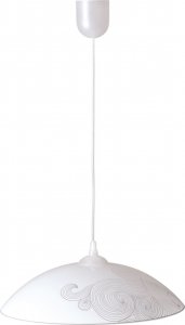Lampa wisząca Kaja Lampa wisząca plafon szklana biała E27 Kaja MESTRE LAMK3710 1
