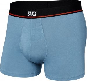 SAXX Bokserki męskie elastyczne krótkie SAXX NON-STOP STRETCH Trunk z rozporkiem - niebieskie M 1