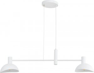 Lampa wisząca Sigma Wisząca lampa nowoczesna Artis metalowa do salonu biała 1