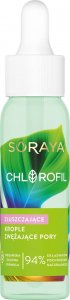 Soraya Soraya Chlorofil Złuszczające Krople zwężające pory do młodej cery 30ml 1