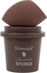Donegal DONEGAL Gąbka do makijażu Morning Coffee - Chocolate z etui (4352) 1szt 2
