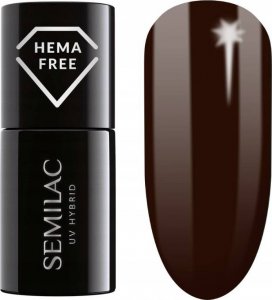 Semilac SEMILAC Lakier hybrydowy 419 Wooden Brown (HEMA free) 7ml 1