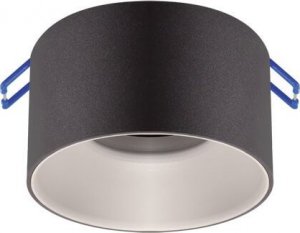 IDEUS Metalowa lampa podtynkowa Panama do salonu czarna biała 1