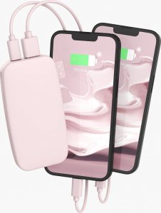 Powerbank Hama FRESH 'N REBEL POWERBANK 6000 MAH USB-C FAST CHARGING SMOKEY PINK 3