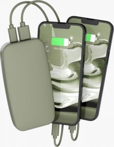 Powerbank Hama FRESH 'N REBEL POWERBANK 12000 MAH USB-C PD 20W DRIED GREEN 2