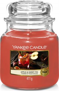 Yankee Candle Yankee Candle Apple & Sweet Fig Słoik Średni 411g 1