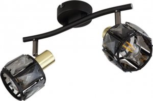 Lampa sufitowa Globo Lampa sufitowa Indiana 54357-2B z regulacją czarna przydymiona 4