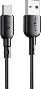 Kabel USB Vipfan USB-A - USB-C 1 m Czarny (X11TC-black) 1