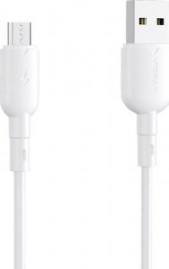 Kabel USB Vipfan USB-A - microUSB 1 m Biały (X11MK-white) 1