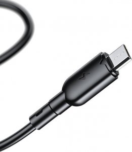 Kabel USB Vipfan USB-A - microUSB 1 m Czarny (X11MK-black) 2