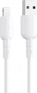 Kabel USB Vipfan USB-A - Lightning 1 m Biały (X11LT-white) 1