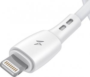 Kabel USB Vipfan USB-A - Lightning 1 m Biały (X05LT-1m-white) 1