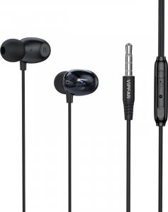 Słuchawki Vipfan Słuchawki dokanałowe przewodowe Vipfan M10, jack 3.5mm (czarne) 1
