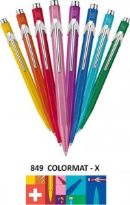 Caran d`Arche Długopis CARAN D'ACHE 849 Colormat-X, M, niebieski 5