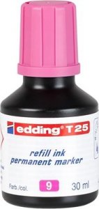 Edding Tusz do uzupełniania markerów permanentnych e-T 25 EDDING, różowy 1
