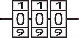 Toya VOREL KŁÓDKA MOSIĘŻNA SZYFROWA 25mm 4