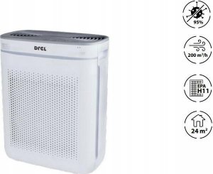 Oczyszczacz powietrza DREL OCZYSZCZACZ POWIETRZA BIAŁY  24m2 3