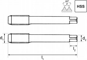 ARTPOL GWINTOWNIK M 16x1,25mm kpl.2szt. 5
