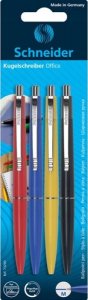 Schneider Długopis automatyczny SCHNEIDER Office, 1mm, 4szt., blister, niebieski 1