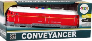 LeanToys Pociąg 1:32 Napęd Czerwony Dźwięk Światła 4