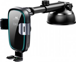 Maclean Ładowarka bezprzewodowa/indukcyjna Qi Maclean, uchwyt samochodowy, 5W/7.5W/10W/15W, automatyczna, pasuje do telefonów 4.7-6.7", 5