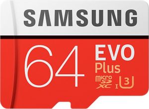 Karta Samsung Evo Plus MicroSDXC 64 GB Class 10 UHS-I/U3  (MB-MC64GA/EU) 1