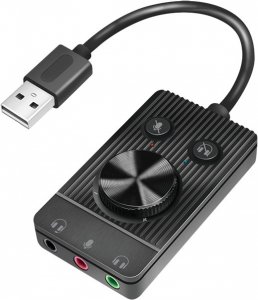 Adapter USB LogiLink LogiLink USB Audio Adapter m. Lautstärkeregler 1
