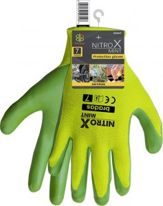 Bradas Rękawice ochronne NITROX MINT, rozmiar 8 nitryl 2