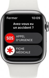 Smartwatch Apple Watch 8 GPS + Cellular  41mm Silver Alu Sport Biały  (S7182215) 6