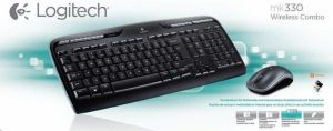 Klawiatura + mysz Logitech WIRELESS COMBO MK330 (920-003982) 2