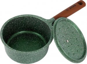 NAVA Rondel garnek granitowy z pokrywką OMEGA 16 cm 1,5 l 11