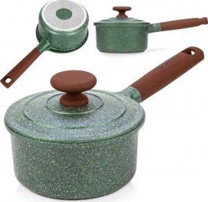 NAVA Rondel garnek granitowy z pokrywką OMEGA 16 cm 1,5 l 12