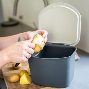 Kosz na śmieci Koziol do segregacji szary 2