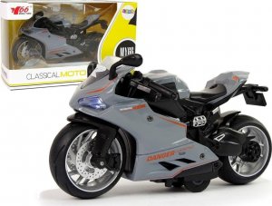 Lean Sport Motocykl sportowy z napędem 1:12 szary 1