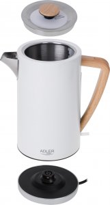 Czajnik Adler AD 1347 Biały 6