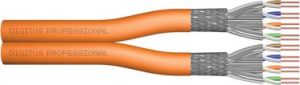Digitus Skrętka Duplex S-FTP, CAT7, LSZH 1200MHz, 100m, pomarańczowy (DK-1743-VH-D-1) 1