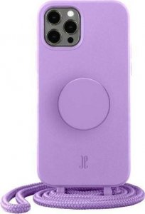 Just Elegance Etui JE PopGrip iPhone 12/12 Pro 6,1" lawendowy/lavendel 30160 (Just Elegance) 1