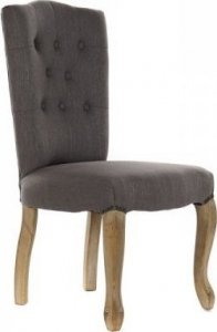 DKD Home Decor Krzesło do Jadalni DKD Home Decor Płótno Drewno kauczukowe Ciemny szary (52 x 53 x 103 cm) 1