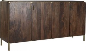 DKD Home Decor Kredens DKD Home Decor Brązowy Stal Drewno mango (160 x 40 x 81 cm) 1