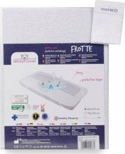 Multitex Ochraniacz 80 x 160 z Gumką SAFE FROTTE 01 3