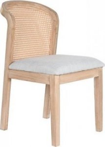 DKD Home Decor Krzesło do Jadalni DKD Home Decor Jodła Poliester Jasnoszary (46 x 61 x 86 cm) 1