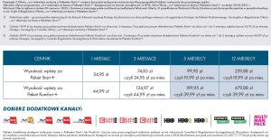 Tuner TV ADB Telewizja na kartę z DSIW74 wifi 3 miesiące + HBO 10