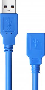 Kabel USB Retoo USB-A - USB-A 3 m Niebieski (E390) 15