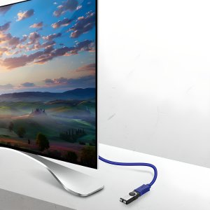 Kabel USB Retoo USB-A - USB-A 3 m Niebieski (E390) 7