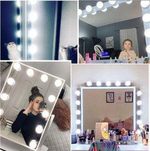 Retoo LAMPKI ŚWIATEŁKA LED NA LUSTRO TOALETKI MAKIJAŻ 10 13