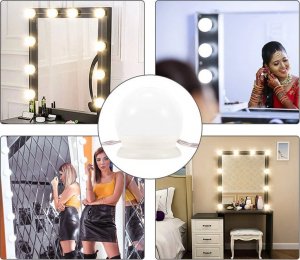 Retoo LAMPKI ŚWIATEŁKA LED NA LUSTRO TOALETKI MAKIJAŻ 10 14