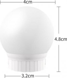 Retoo LAMPKI ŚWIATEŁKA LED NA LUSTRO TOALETKI MAKIJAŻ 10 16