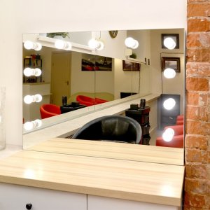 Retoo LAMPKI ŚWIATEŁKA LED NA LUSTRO TOALETKI MAKIJAŻ 10 7